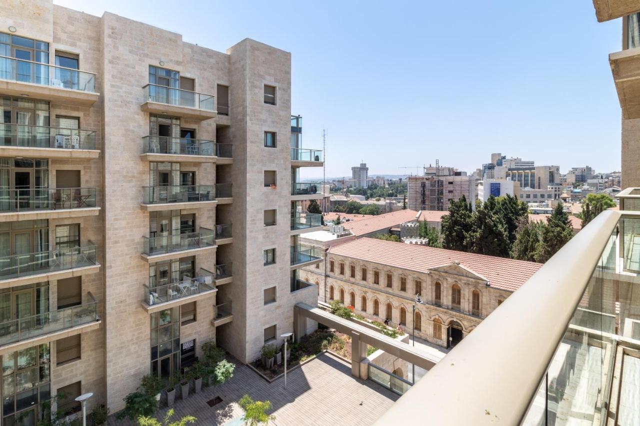 Luxury One-Bedroom Apartment/Parking In City Center Jerusalém Exterior foto